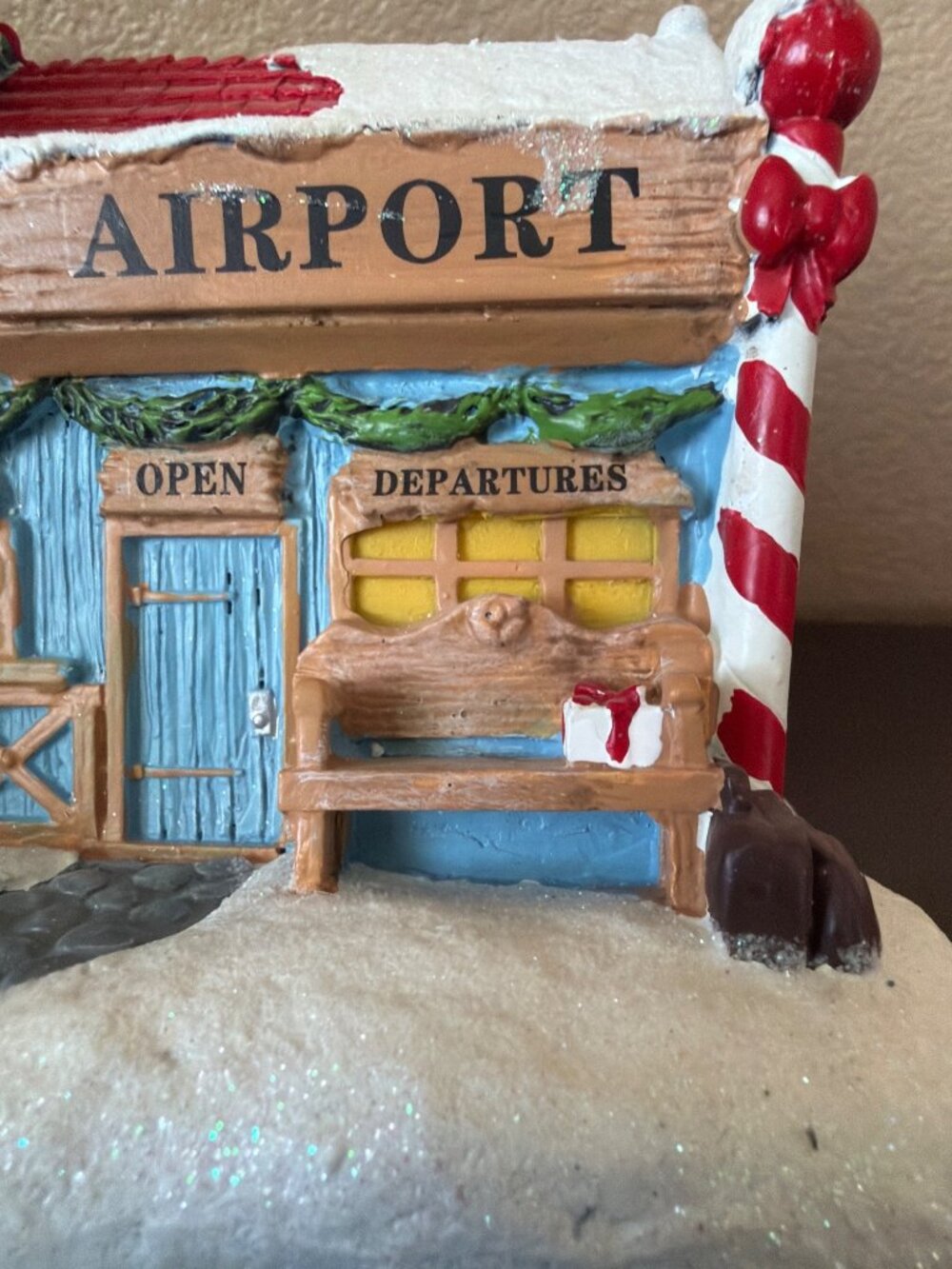 Hawthorne Village Rudolph's Christmas Town Misfit Airplane Airport in Box w/COA - Picture 12 of 16
